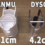 LANMU Dyson用のツールクリップ（サイズの比較）