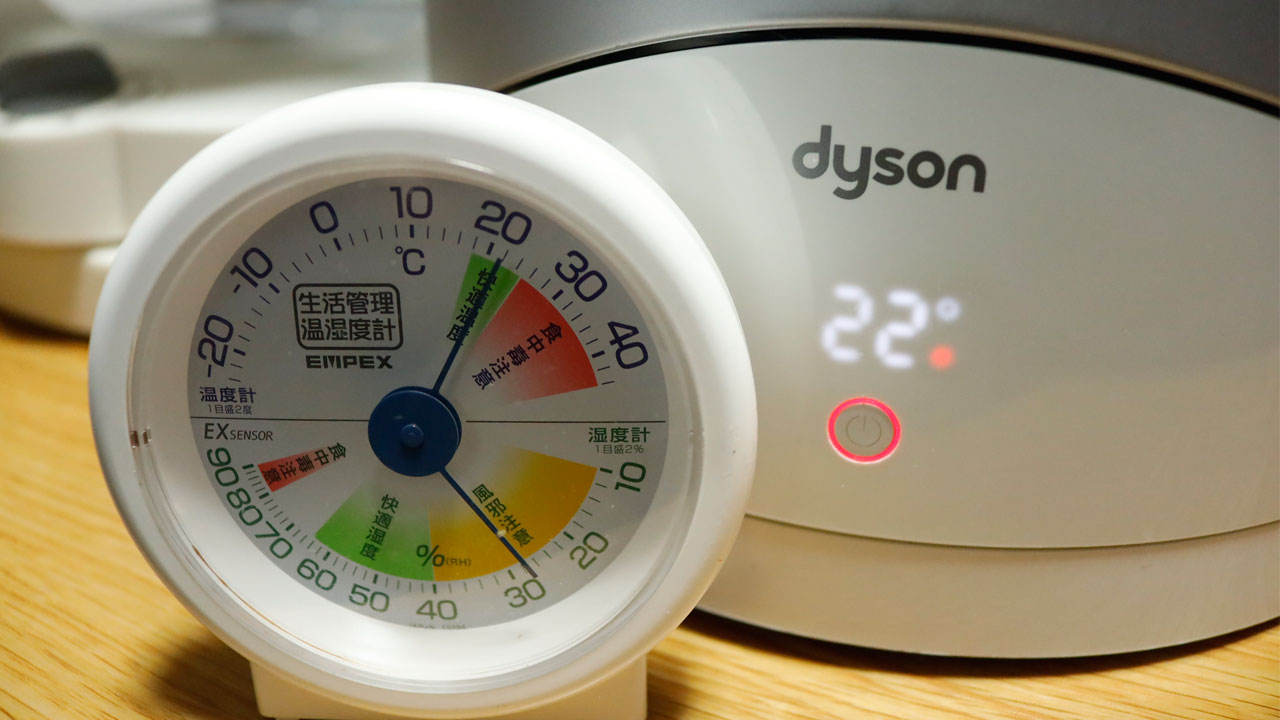 Dyson Pure Hot + Cool（室温）