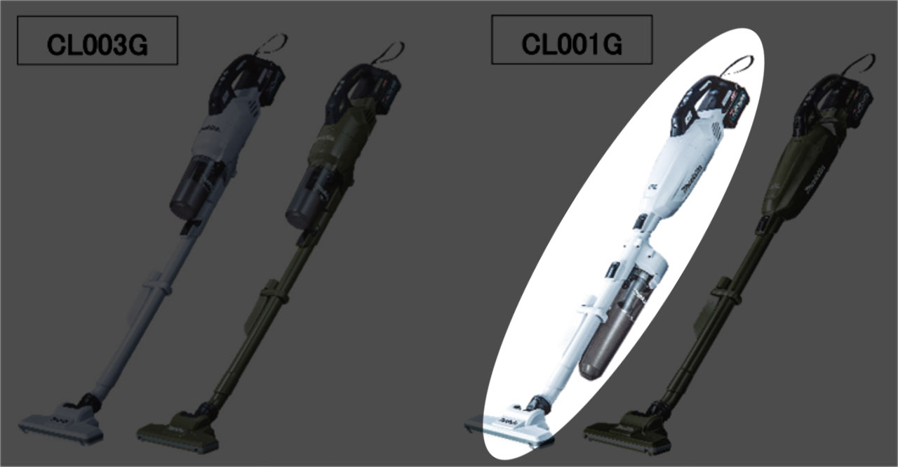 CL001G(サイクロン装着時)の吸引力